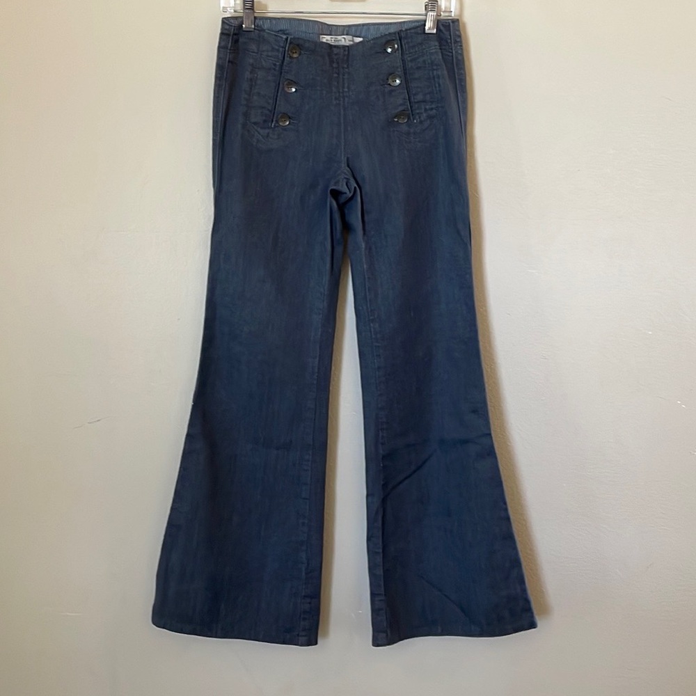 Old Navy, flare legs jeans.